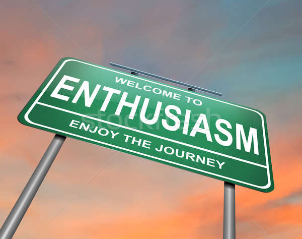 Enthusiasm concept. Stock photo © 72soul