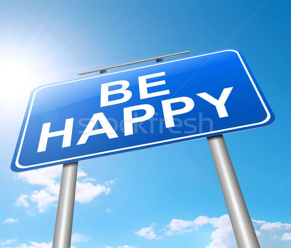 Be happy. Stock photo © 72soul