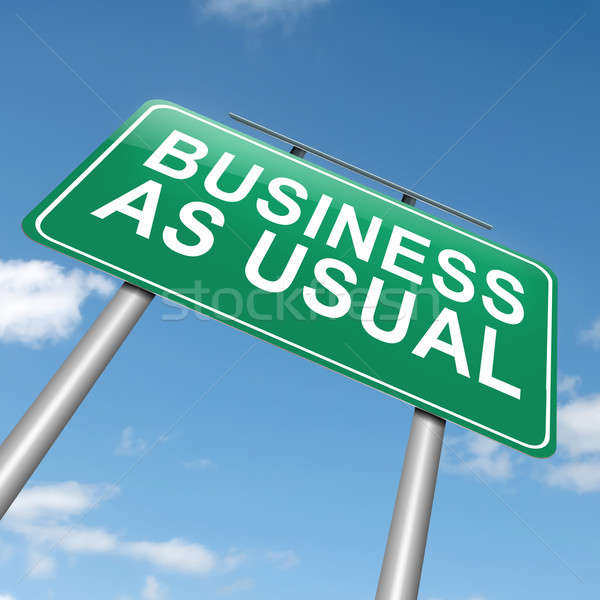 Business as usual. Stock photo © 72soul