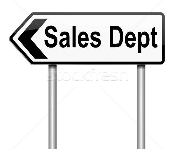 Sales dept concept. Stock photo © 72soul