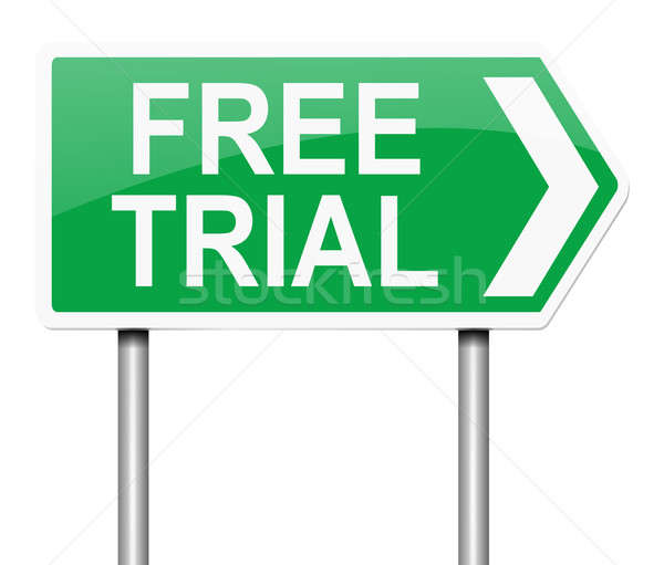 Free trial concept. Stock photo © 72soul
