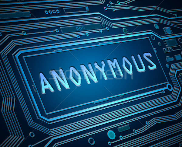 Anonim teknoloji soyut stil örnek baskılı devre Stok fotoğraf © 72soul