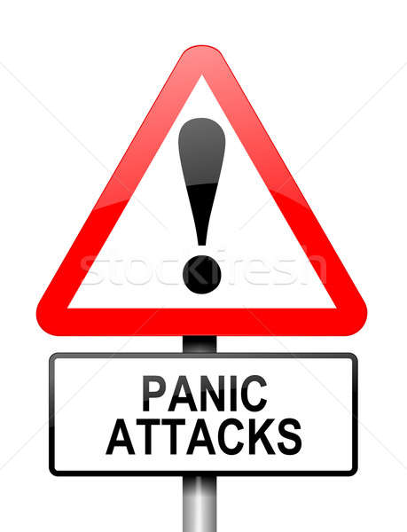 Panic attack warning. Stock photo © 72soul
