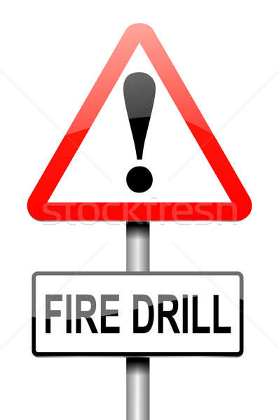 Fire drill concept. Stock photo © 72soul