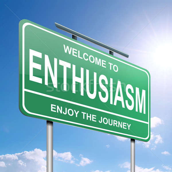 Enthusiasm concept. Stock photo © 72soul