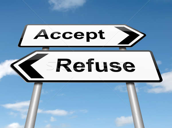 Accept or refuse concept.  Stock photo © 72soul