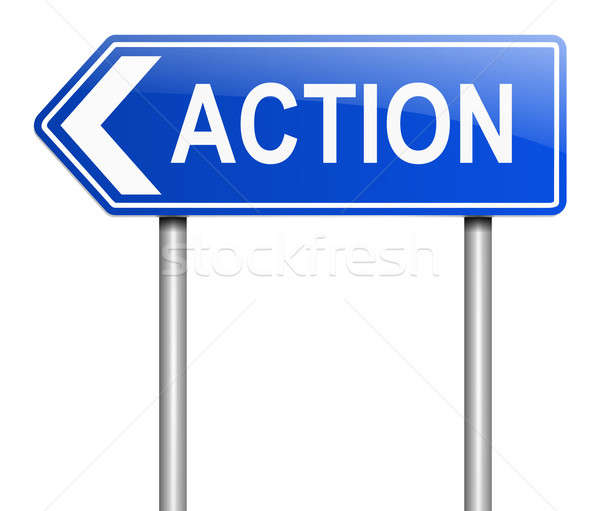 Action sign concept. Stock photo © 72soul