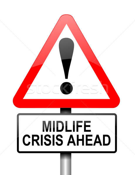 Midlife crisis concept. Stock photo © 72soul
