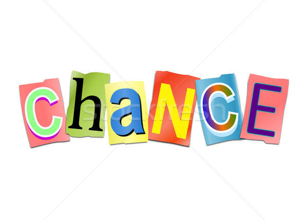 Chance word concept. Stock photo © 72soul