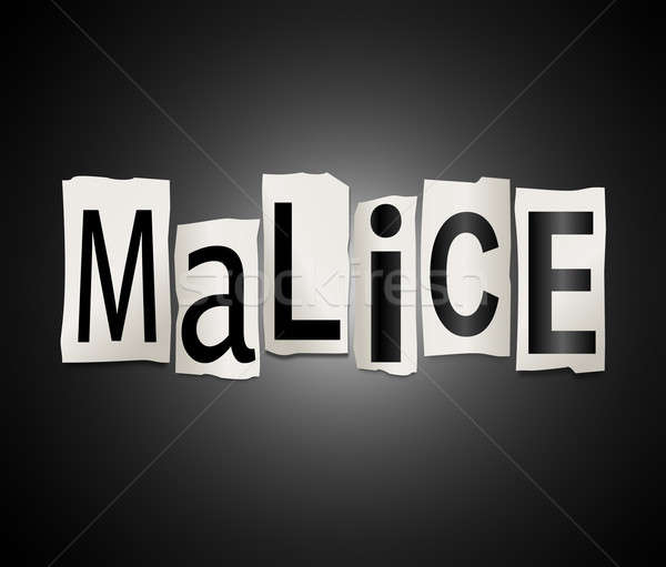 Malice concept. Stock photo © 72soul