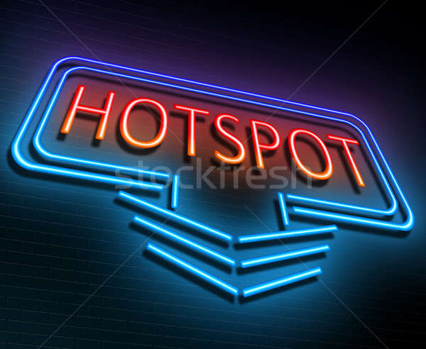 Hotspot sign concept. Stock photo © 72soul