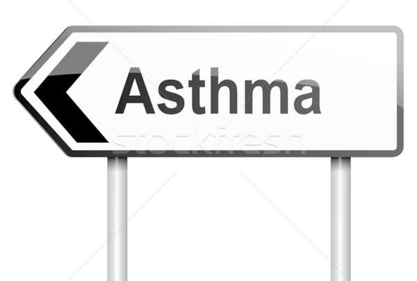 Asthma concept. Stock photo © 72soul