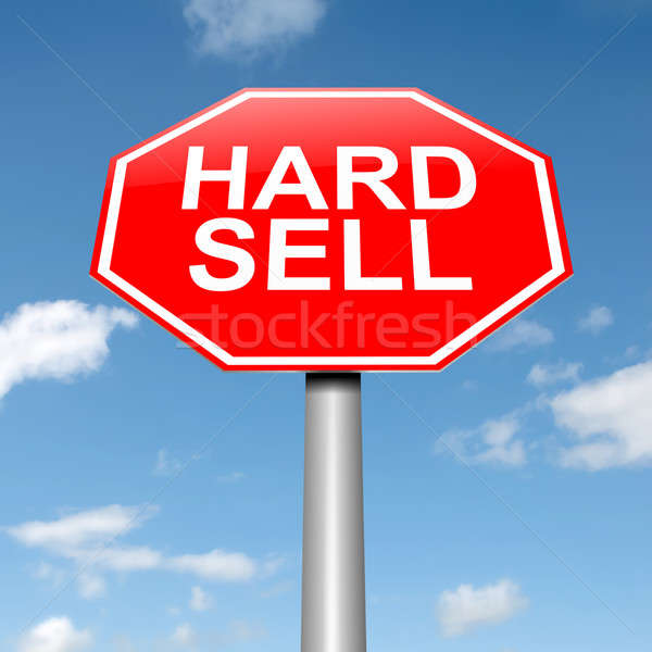 Hard sell concept. Stock photo © 72soul