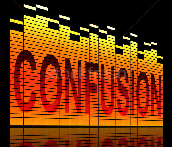 Confusion levels concept. Stock photo © 72soul
