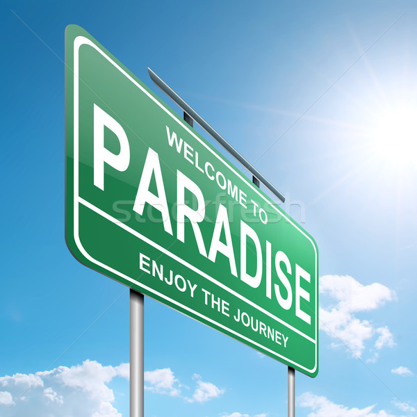 Paradise concept. Stock photo © 72soul