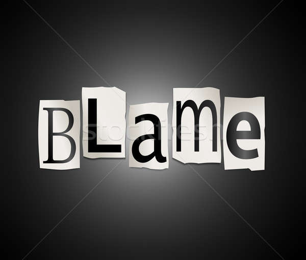 Blame concept. Stock photo © 72soul