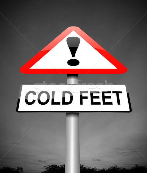 Cold feet concept. Stock photo © 72soul