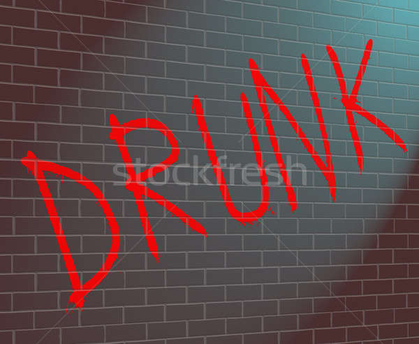 Drunk concept. Stock photo © 72soul