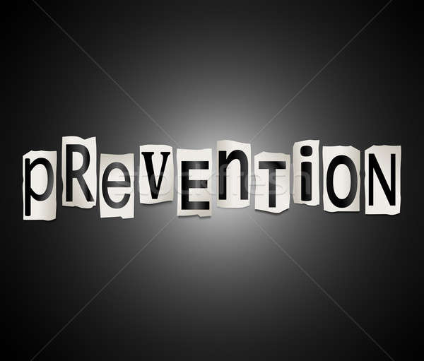 Prevention word concept. Stock photo © 72soul