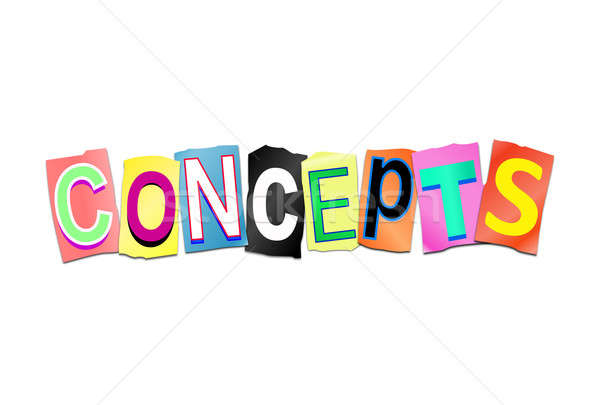 Letters forming concept. Stock photo © 72soul