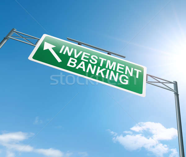 Investimento banking illustrazione segno business soldi Foto d'archivio © 72soul