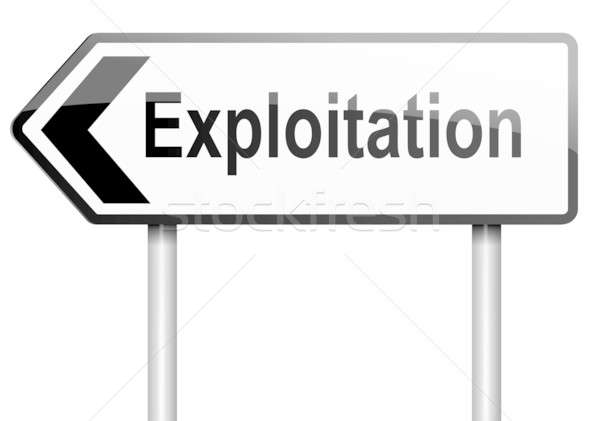 Exploitation concept. Stock photo © 72soul