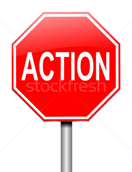 Action sign concept. Stock photo © 72soul