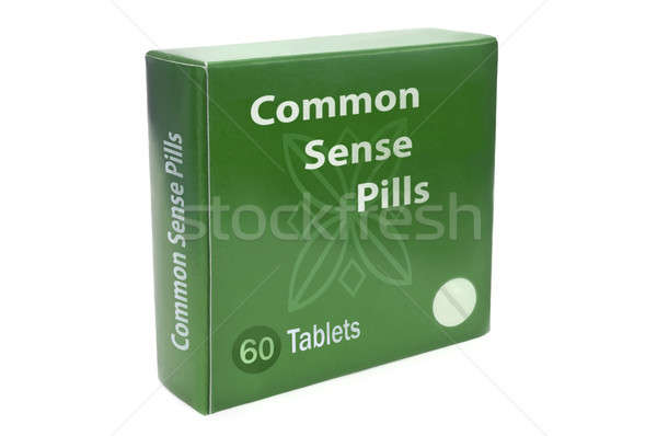 értelem közelkép zöld doboz szavak tabletták Stock fotó © 72soul