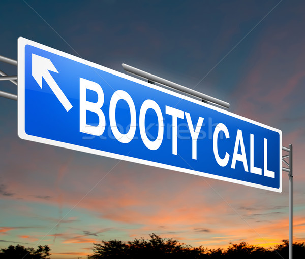 Booty call concept. Stock photo © 72soul