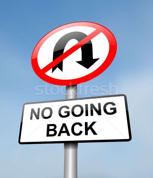 No going back. Stock photo © 72soul