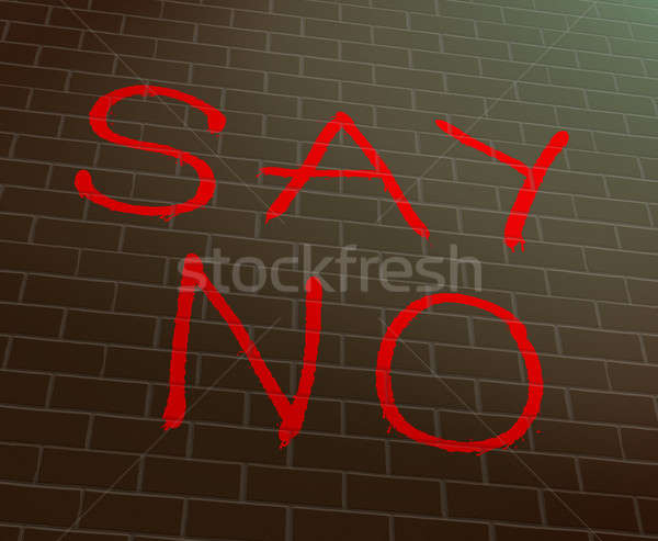 Say no concept. Stock photo © 72soul