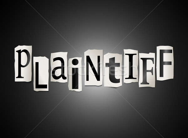 Plaintiff concept. Stock photo © 72soul