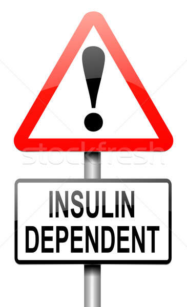 胰島素 插圖 簽署 健康 醫藥 圖形 商業照片 © 72soul