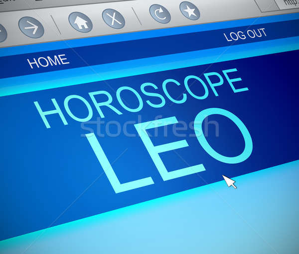 Online horoscope concept. Stock photo © 72soul
