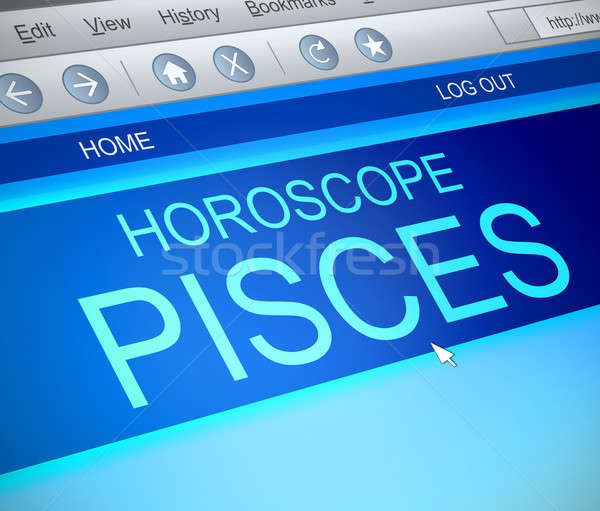 Pisces horoscope concept. Stock photo © 72soul