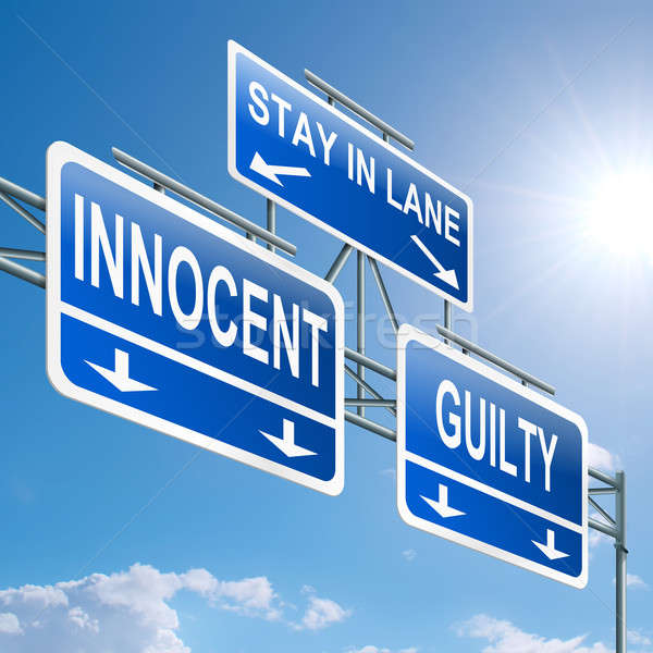 Guilty or innocent. Stock photo © 72soul