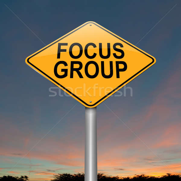 Groupe de discussion illustration ciel fond signe [[stock_photo]] © 72soul