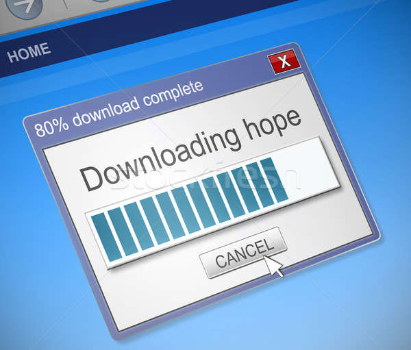 Hope download concept. Stock photo © 72soul