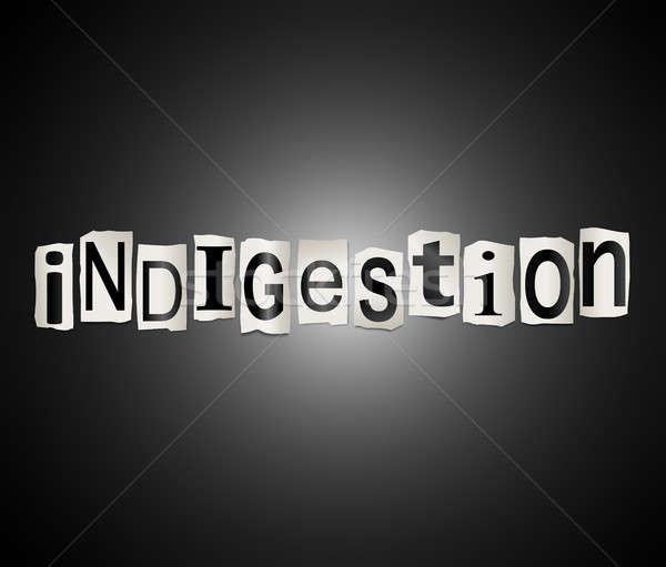 Indigestion word concept. Stock photo © 72soul