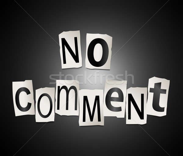 No comment. Stock photo © 72soul