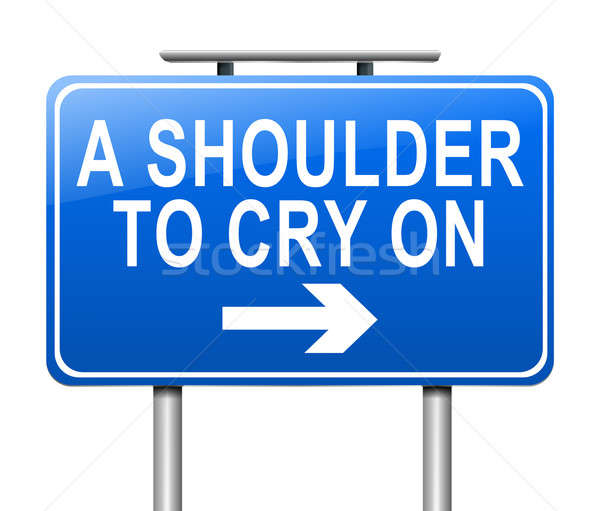 A shoulder to cry on. Stock photo © 72soul