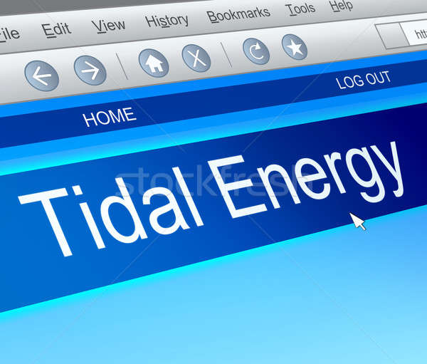 Tidal energy concept. Stock photo © 72soul
