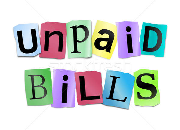 Unpaid bills concept. Stock photo © 72soul