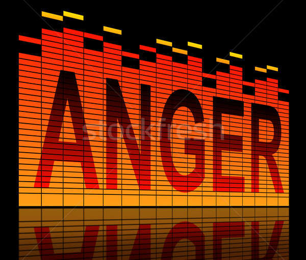 Stock photo: Anger concept.