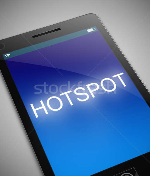 Wifi hotspot concept. Stock photo © 72soul