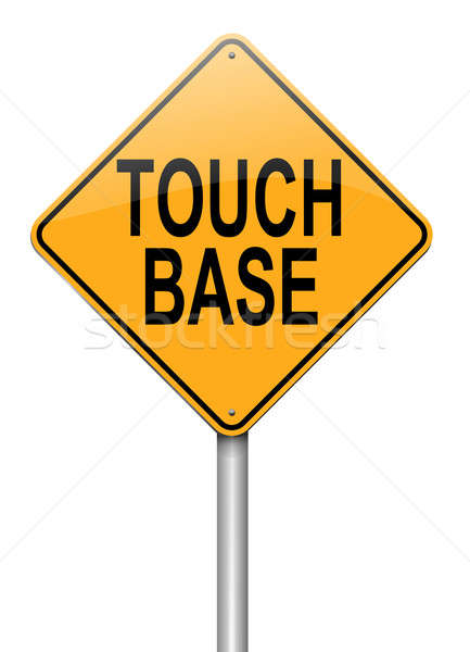 Touch base concept. Stock photo © 72soul