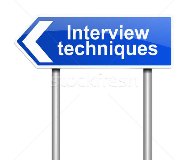 Interview techniques concept. Stock photo © 72soul