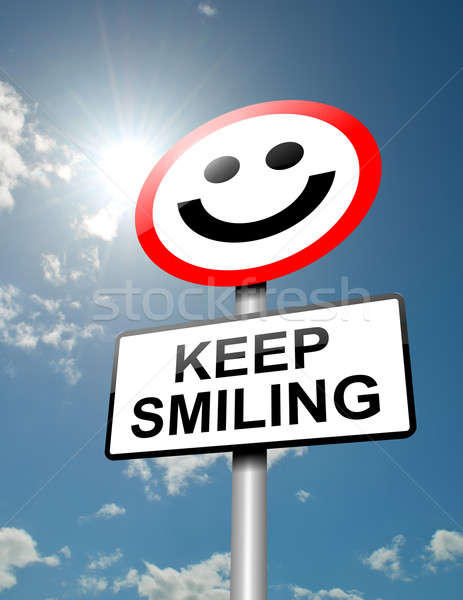 Keep smiling concept. Stock photo © 72soul