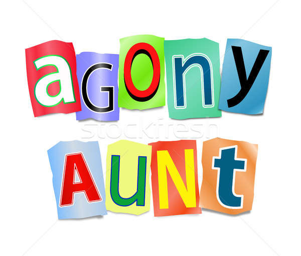 Agony aunt concept. Stock photo © 72soul