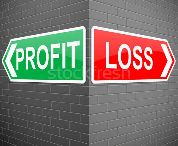 Profit or loss concept. Stock photo © 72soul